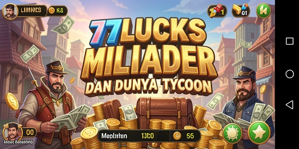Tampilan menarik gameplay Tycoon di 77LUCKS.