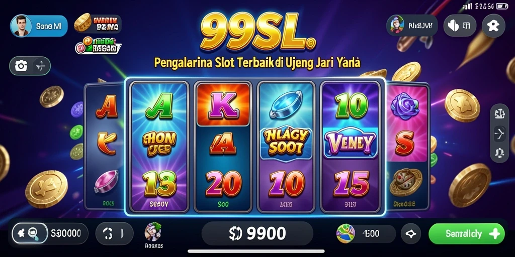 Tampilan gameplay menarik yang penuh warna dari 99SL.