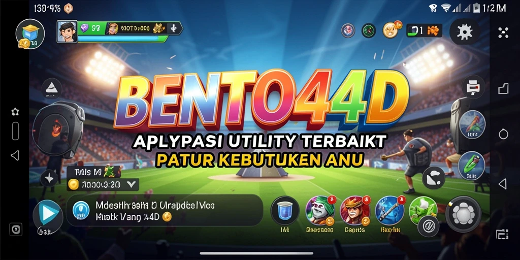 Tampilan utama BENTO4D dengan fitur Utility yang menarik.