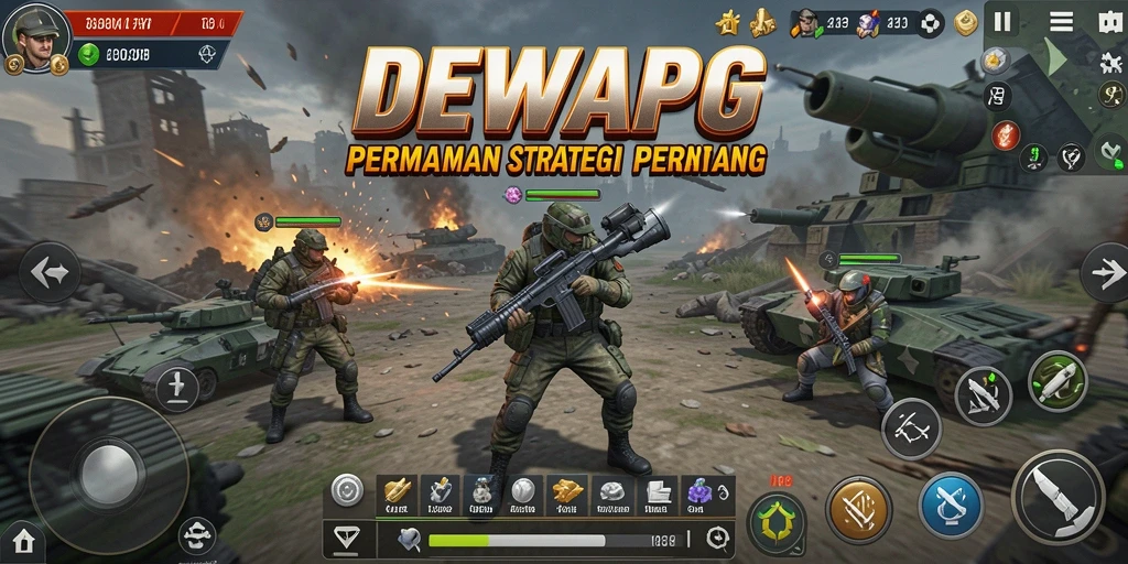 Gameplay menantang dan interaktif dalam DEWAPG.