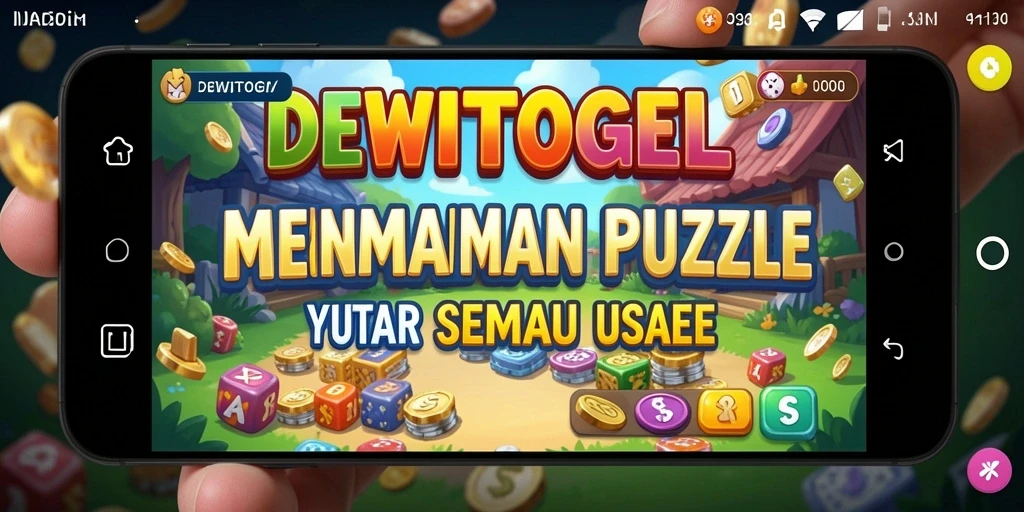 Screenshot utama DEWITOGEL menampilkan gameplay puzzle yang menarik.