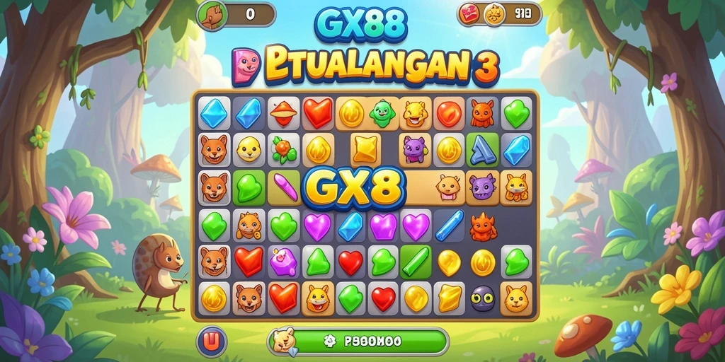 Tangkapan layar GX88 menunjukkan gameplay seru dan menantang di setiap levelnya.