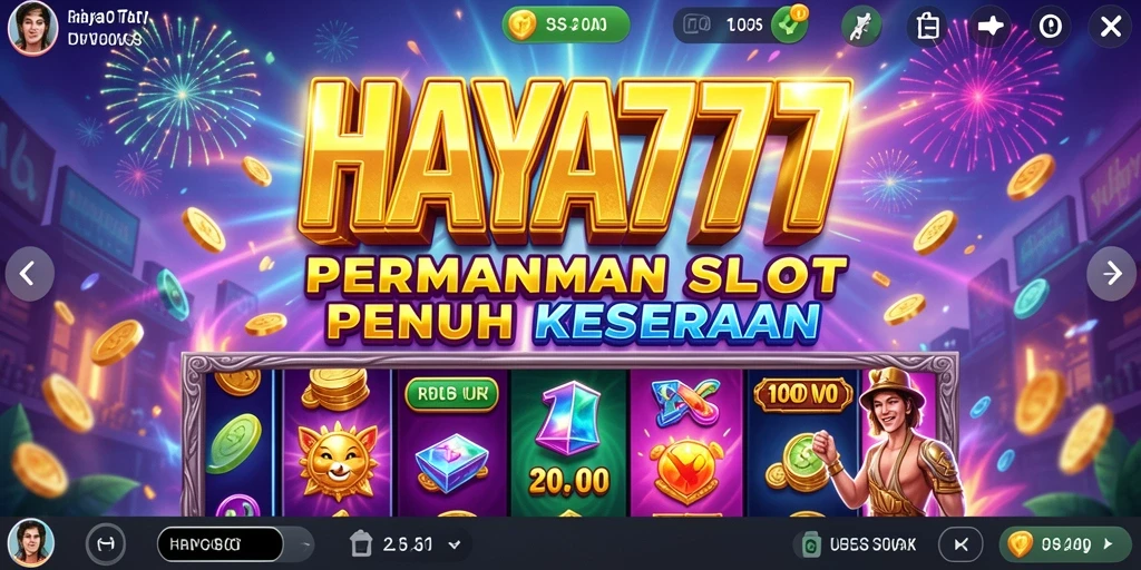 Tampilan menarik dari gameplay HAYA777 yang memikat para pemain slot.