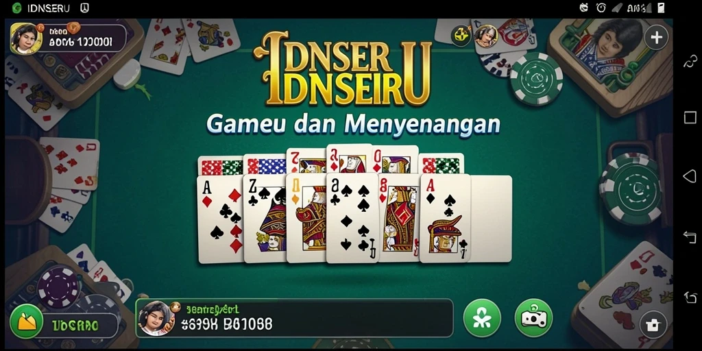 Tampilan gameplay seru IDNSERU dalam permainan Domino.