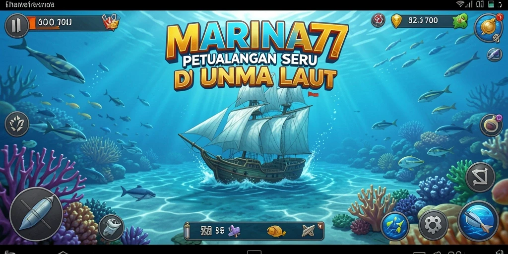 Gameplay seru menjelajahi lautan penuh misteri di MARINA77.