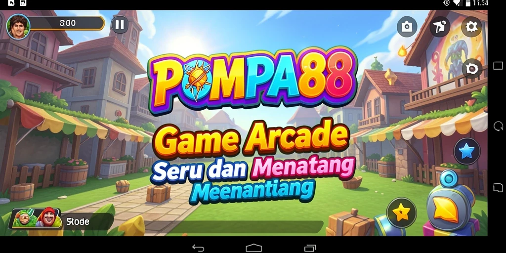 Tampilan gameplay seru POMPA88 dengan berbagai karakter dan tantangan.