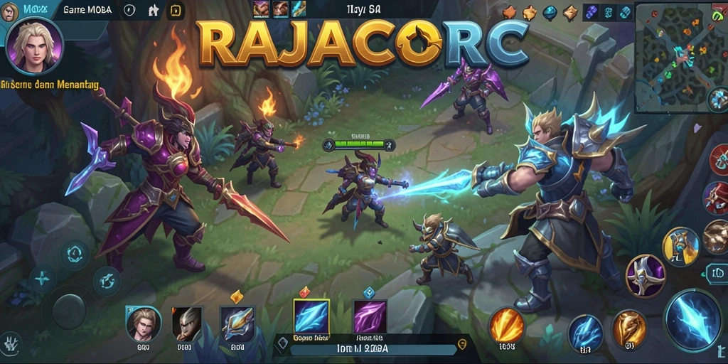 Gameplay seru dan mendebarkan di RAJACORC, tunjukkan keterampilanmu!