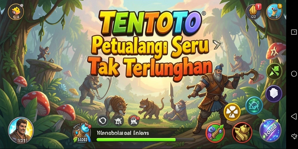 Gameplay seru di dunia petualangan TENTOTO.