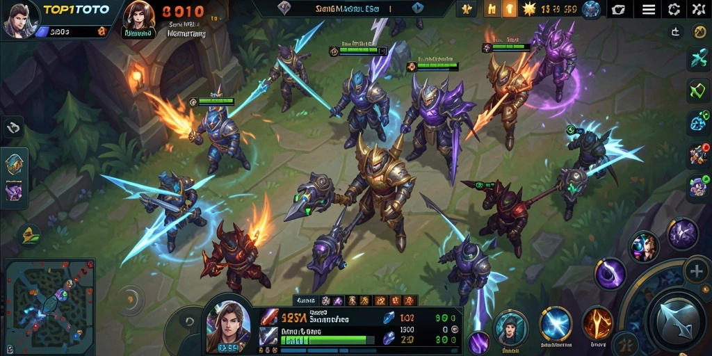 Tampilan utama gameplay seru dan dinamis di TOP1TOTO.