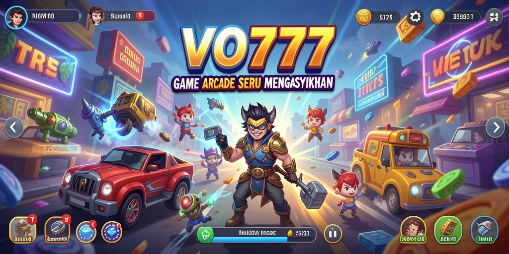 Tampilan gameplay seru dan menantang di VO777.