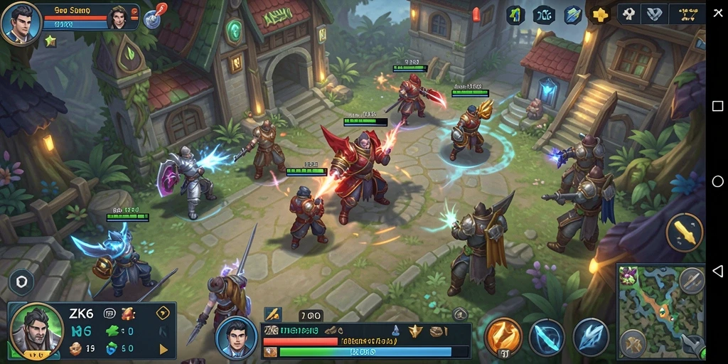 Tampilan gameplay ZK6 yang menegangkan dan strategis.